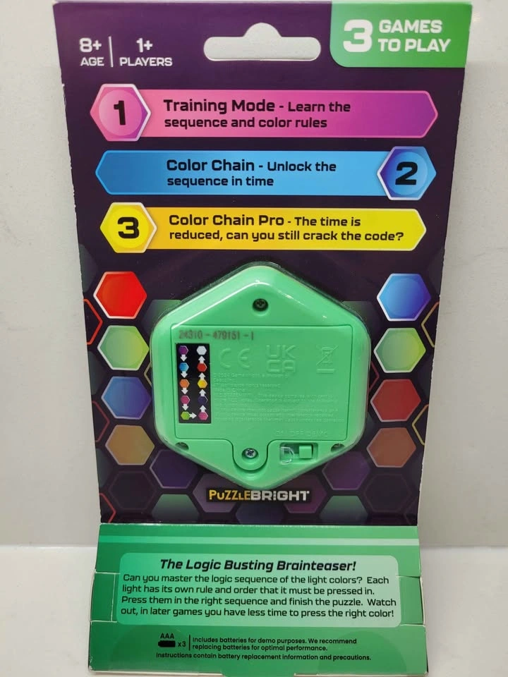 Brainwright Puzzle Bright Color Electronic Game - photo 4