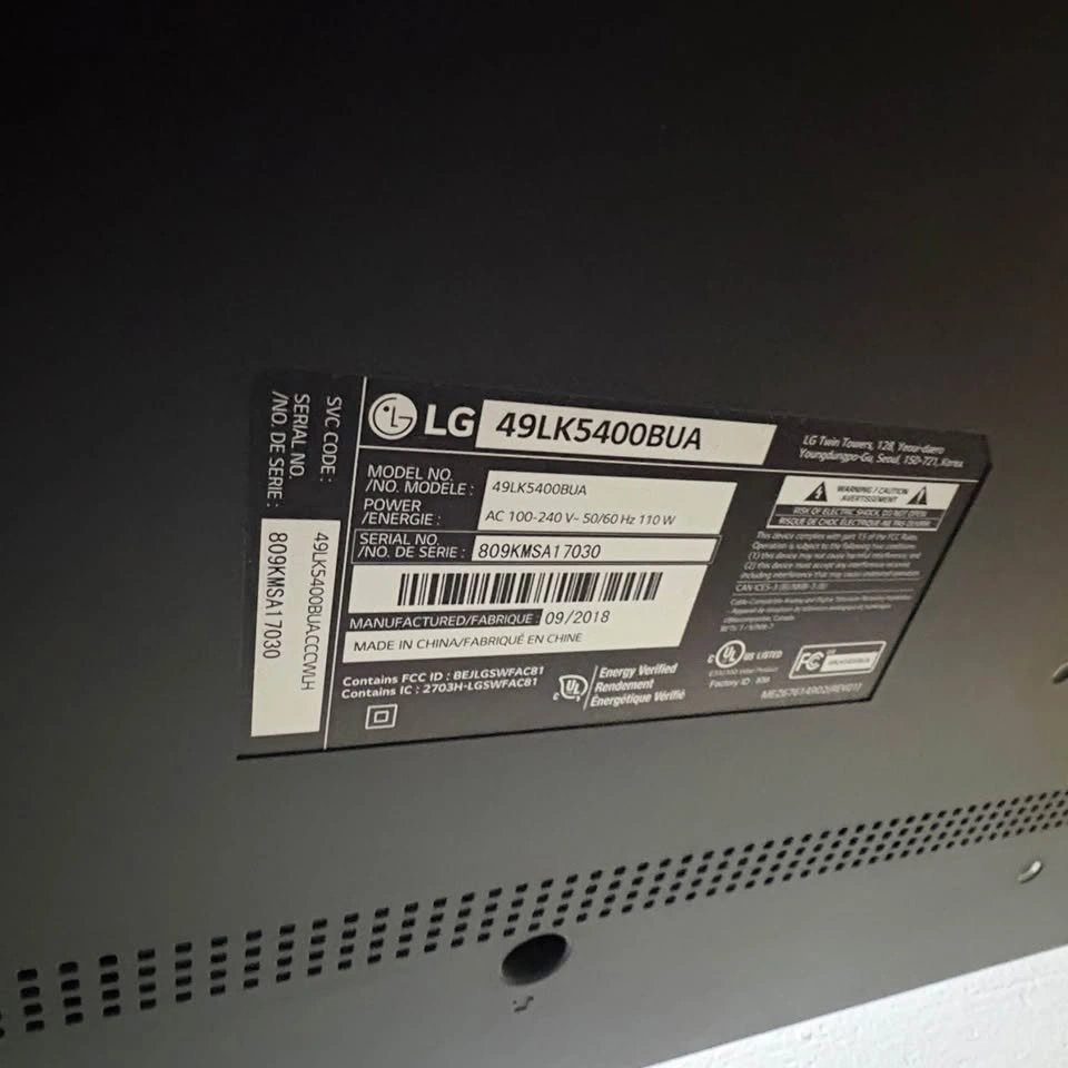 49” LG Smart TV - photo 5