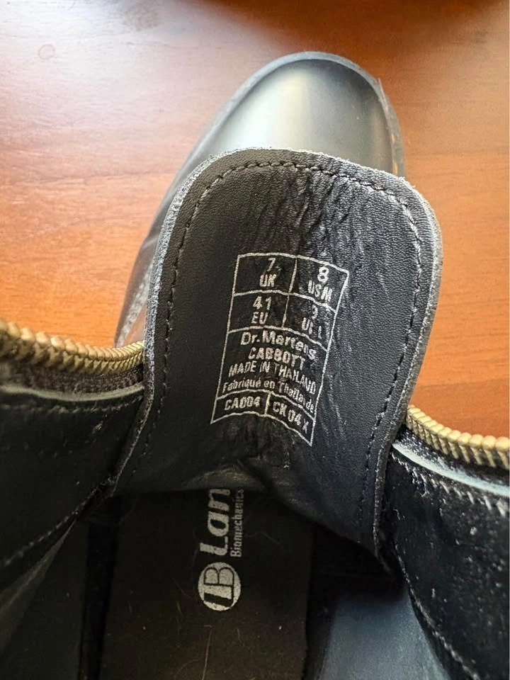 Dr. Martens CABBOTT Black Zip Up Boots USM 8 / USW 9 - photo 3
