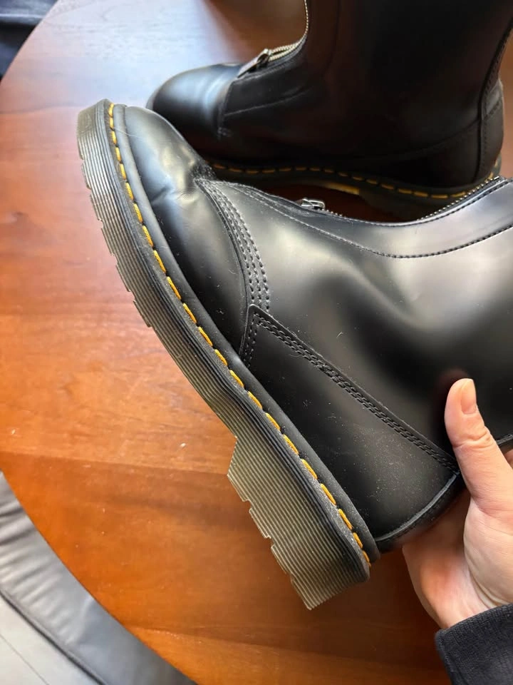 Dr. Martens CABBOTT Black Zip Up Boots USM 8 / USW 9 - photo 5