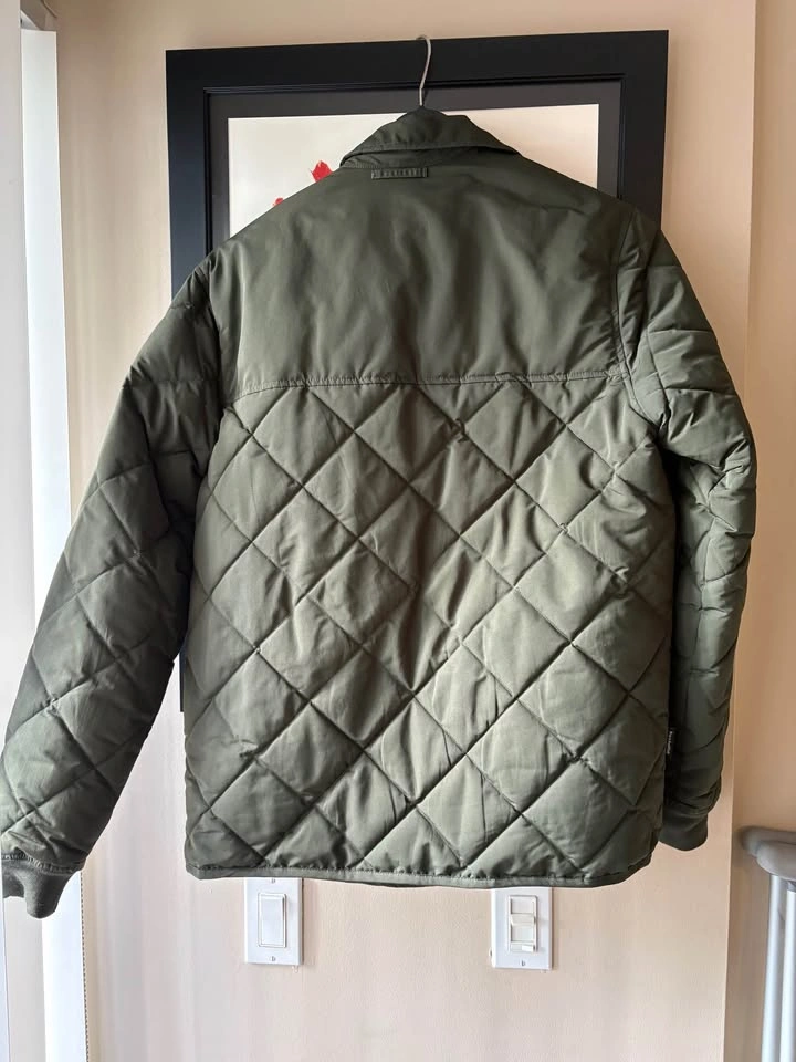 Frank & Oak Olive Green Quilted Jacket - photo 5