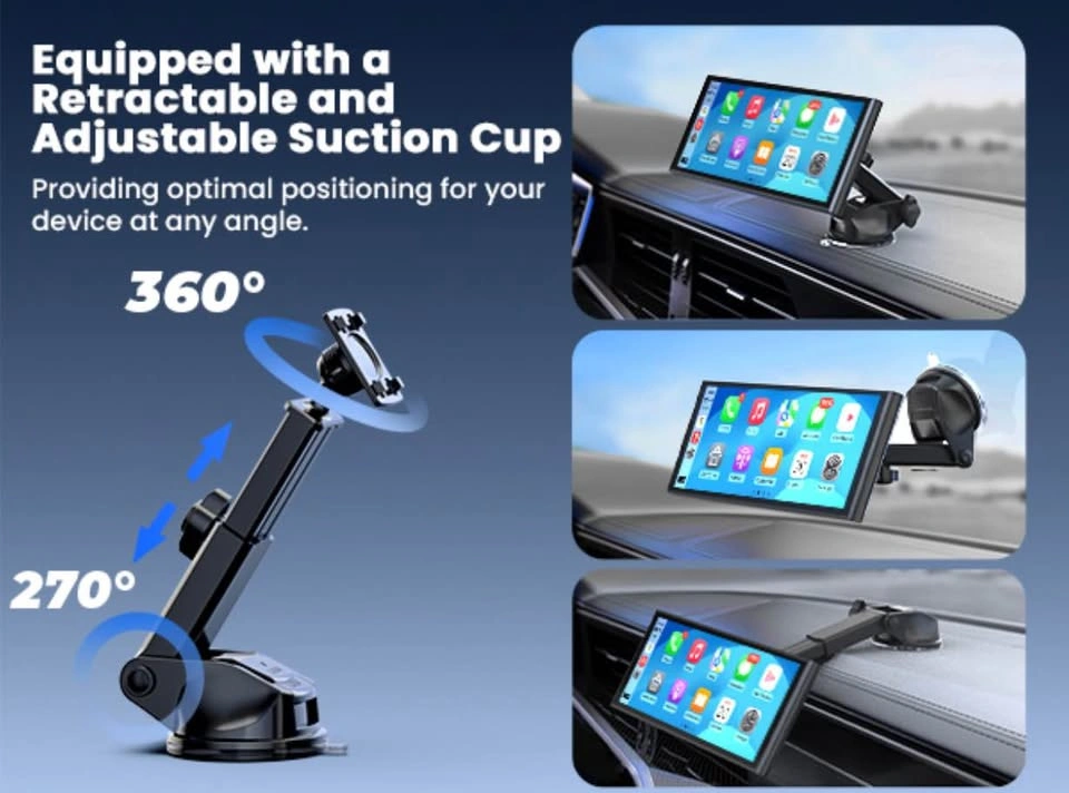 Krunia 9.26" Wireless CarPlay Android Auto Car Display + Backup