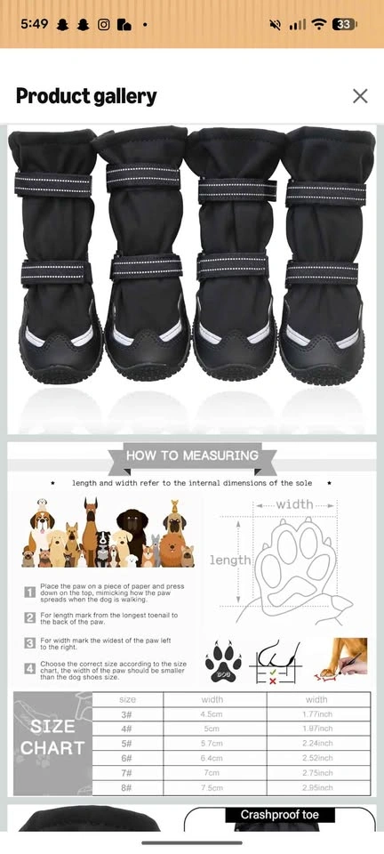 Black Dog Boots Set of 4, Size 7 - photo 3