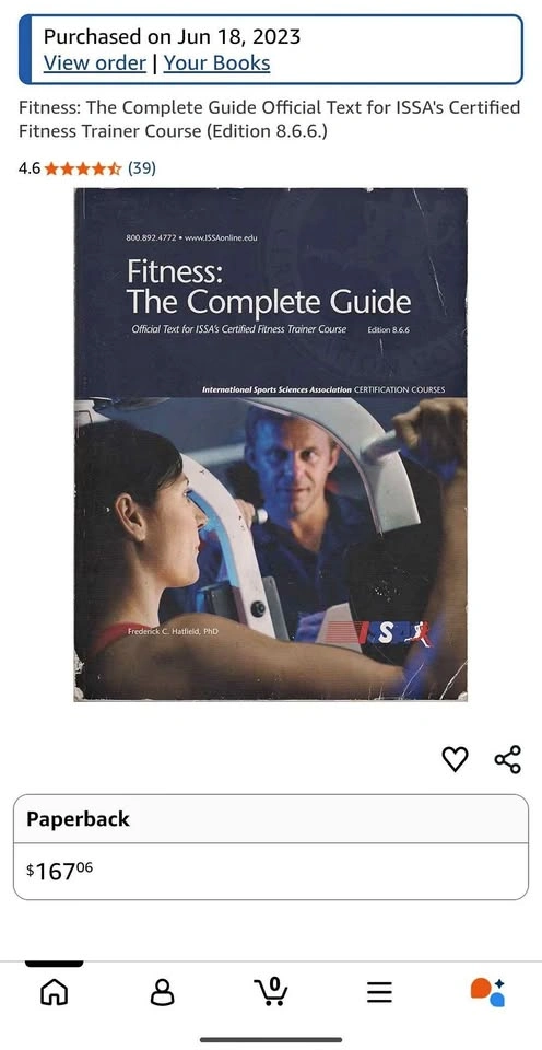 ISSA Fitness: The Complete Guide Official Text Ed 8.6.6