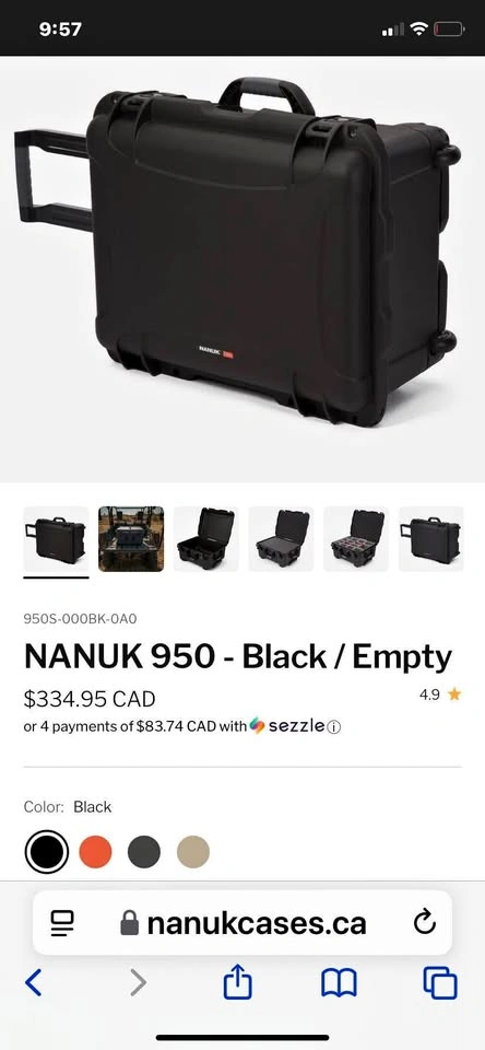 Nanuk & Pelican Plastic Cases for Sale