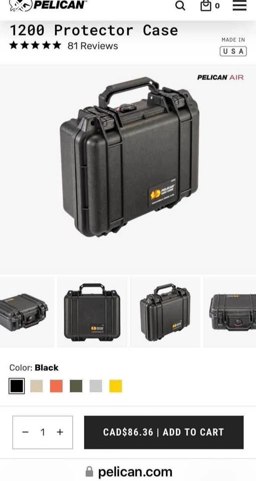 Nanuk & Pelican Plastic Cases for Sale - photo 3