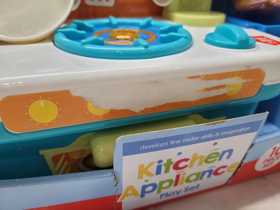 Kids Pretend Kitchen Appliance Play Set w/ Lights and Sounds - photo 4