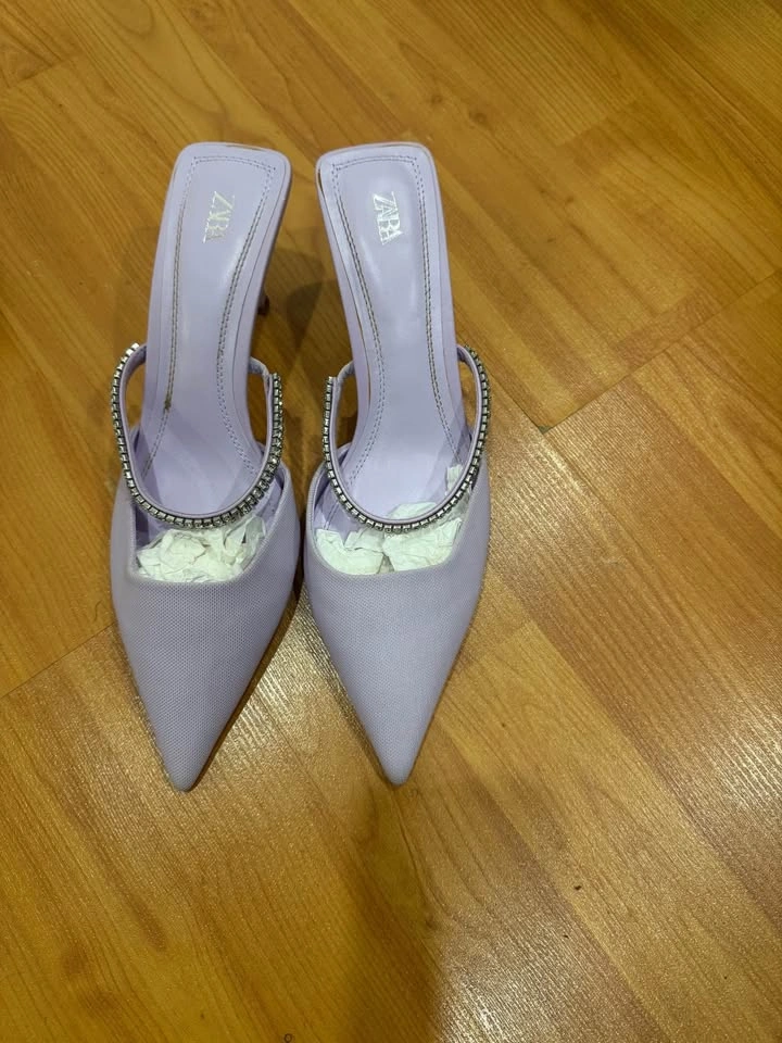 Sparkly Heeled Mules - Size 41 (US 10.5) - photo 2