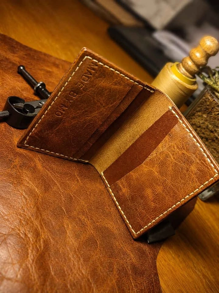 Handmade Full-Grain Leather Wallet - photo 2