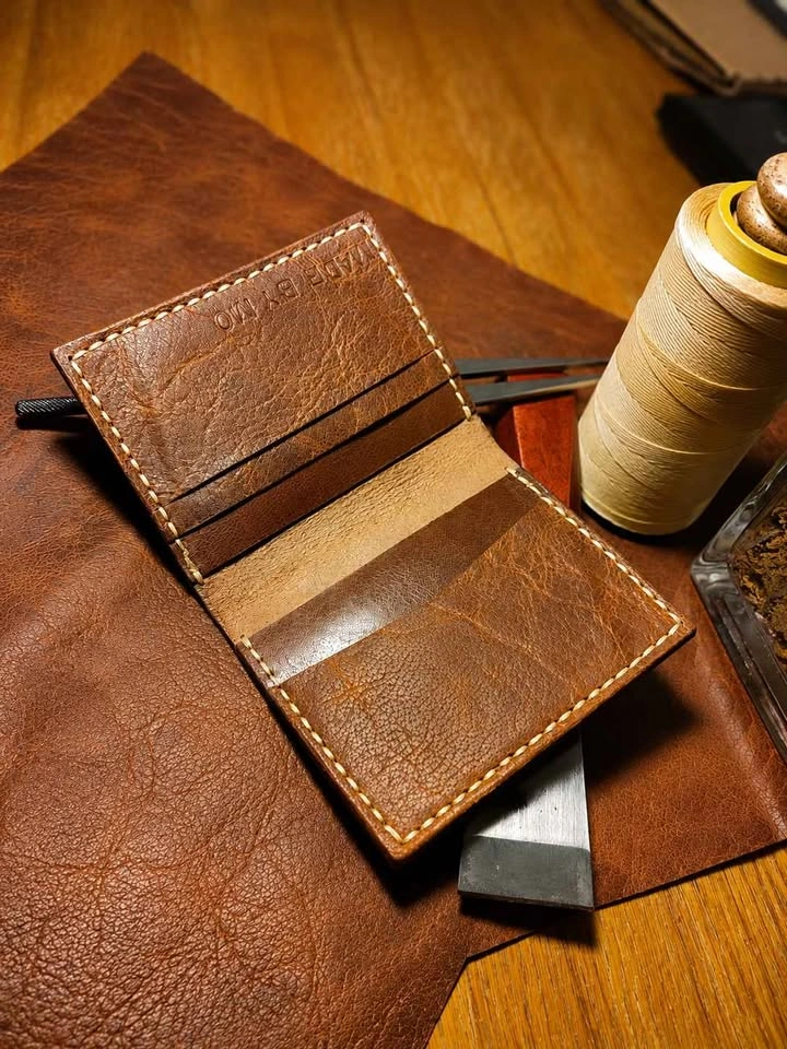 Handmade Full-Grain Leather Wallet - photo 3