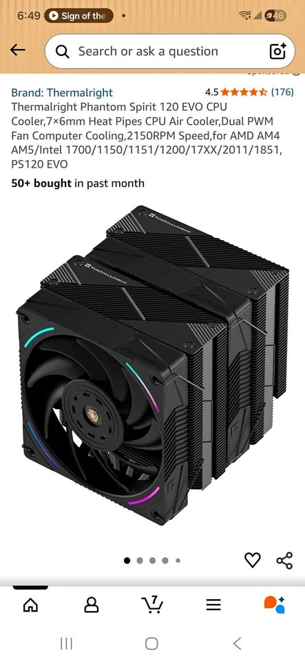 Thermalright Phantom Spirit 120 EVO CPU Cooler