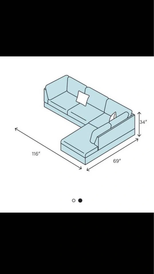 Sofa / Couch L Shaped - Good Condition - New for $2600 - photo 5