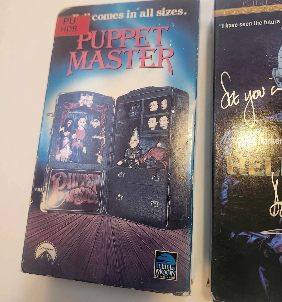 Vintage Horror VHS Lot - Hellraiser (Signed), Halloween II (Sign - photo 4