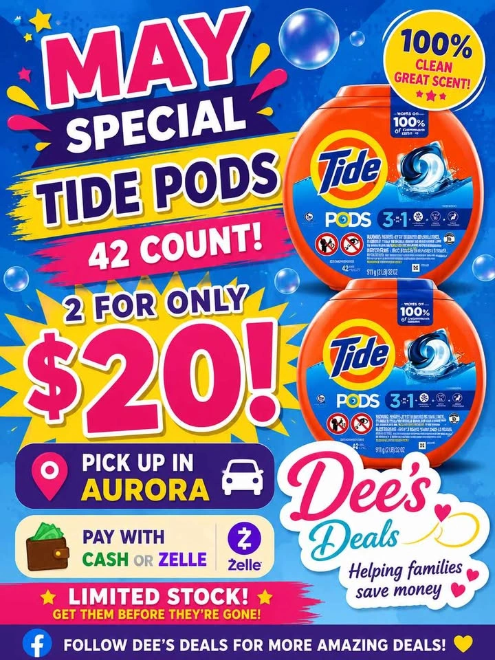 Two big Tide Pods 42 count Only $20!! - photo 2