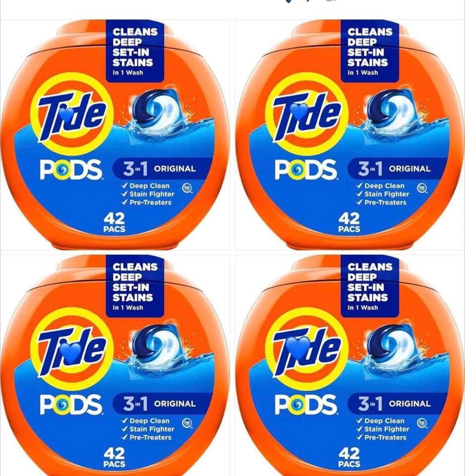 Two big Tide Pods 42 count Only $20!! - photo 3