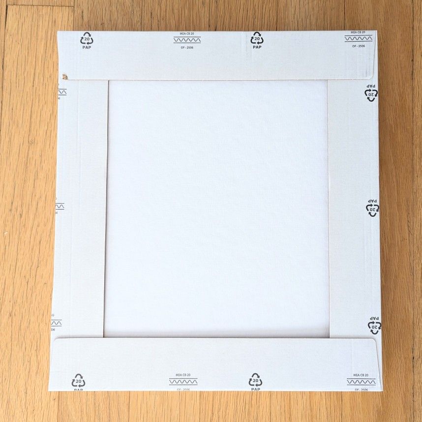 IKEA White Storage Box With Lid FJADERHARV (former Tjena) - photo 2