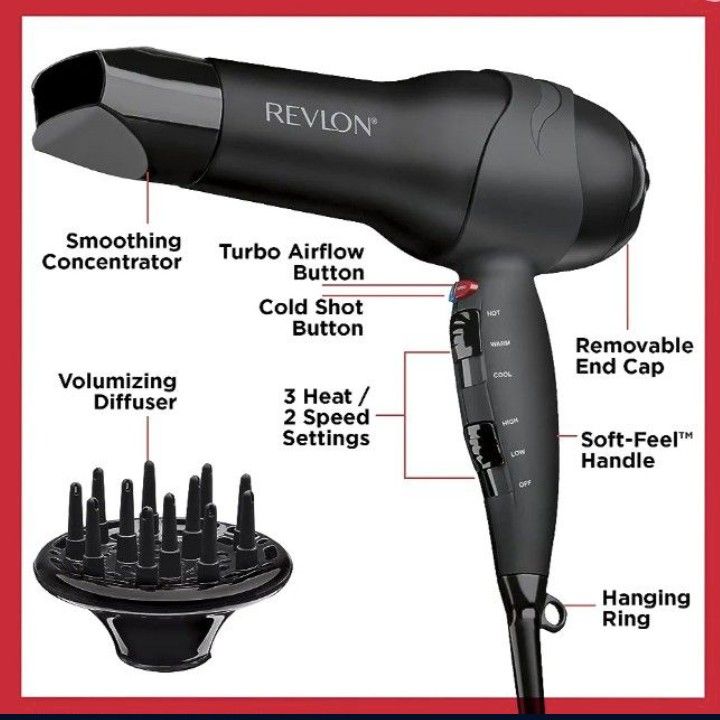 Revlon Turbo Hairdryer - photo 2