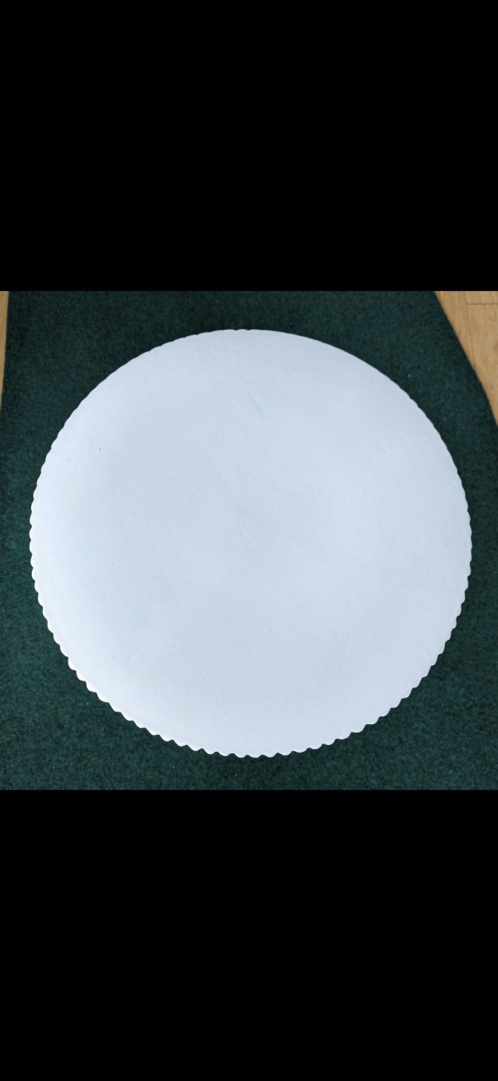 West Elm Fluted Side Table White - photo 4