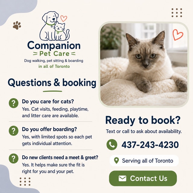 Dog & Cat Walking, Feeding, Boarding by Companion Pet - photo 4