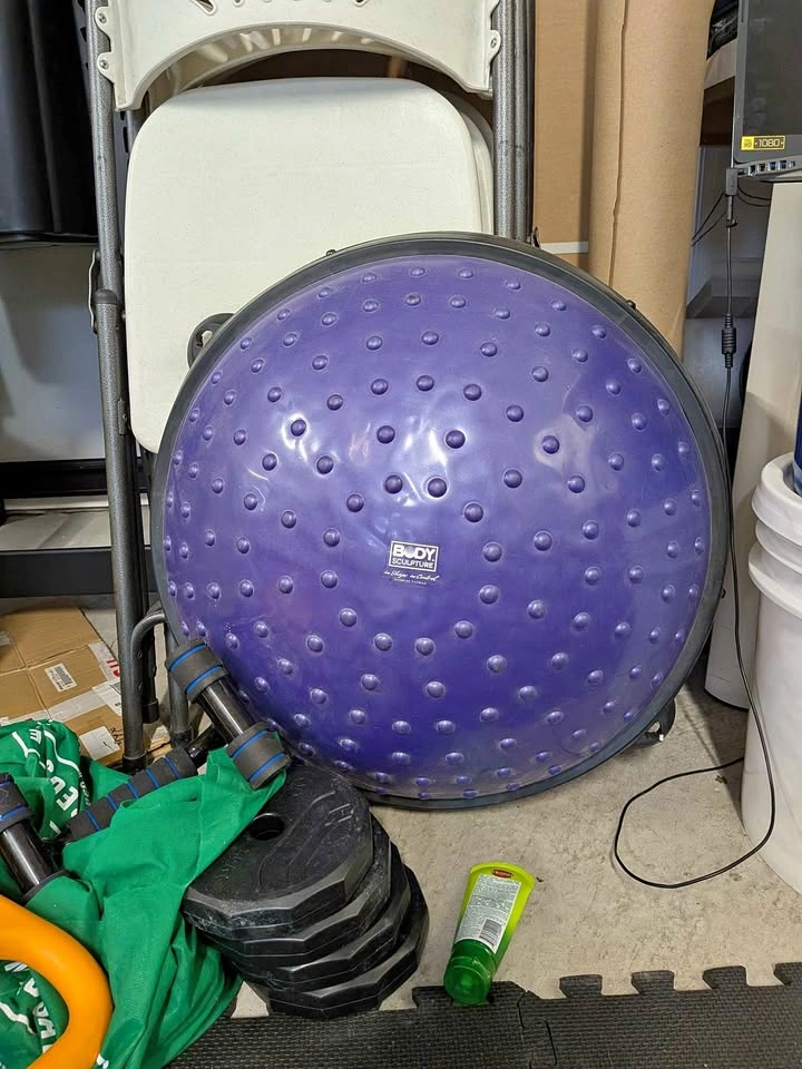 Bosu exercise half ball