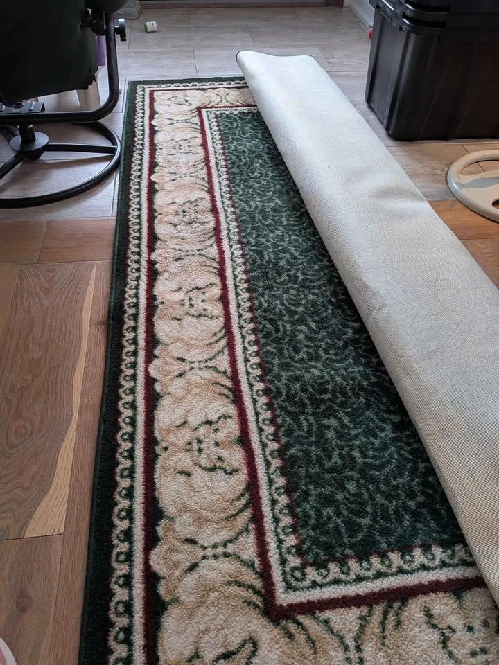 Area Rug green with beige - photo 2