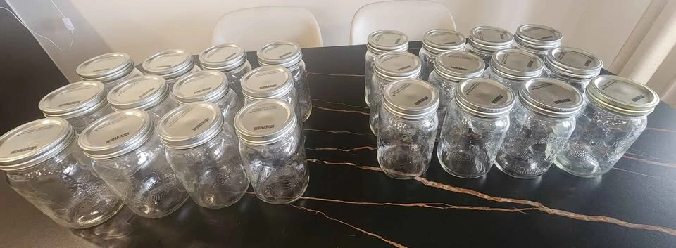 Bernardin 1L Wide Mouth Mason Jars with Lids (12 or 24 Pack) - photo 2