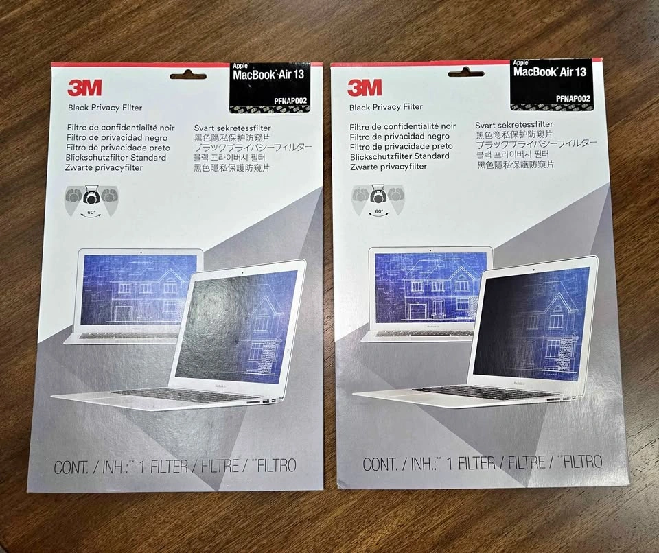 3M Privacy Filter MacBook Air 13" | New (Sealed) + Open Box | $1