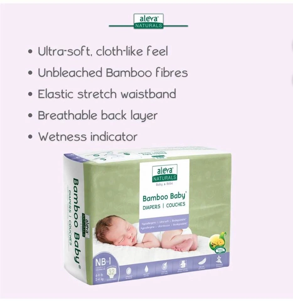 Brand New Aleva Naturals Bamboo Baby Diapers - photo 4