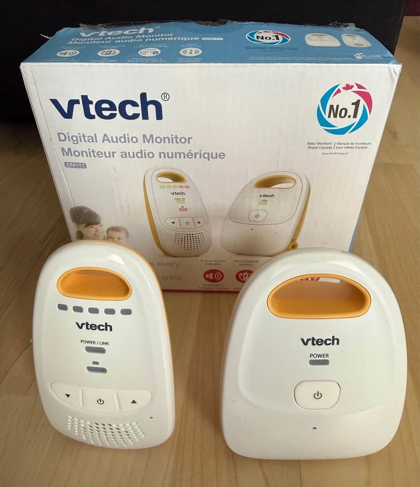 VTech Digital Audio Baby Monitor (DM111) – Brand New! - photo 2