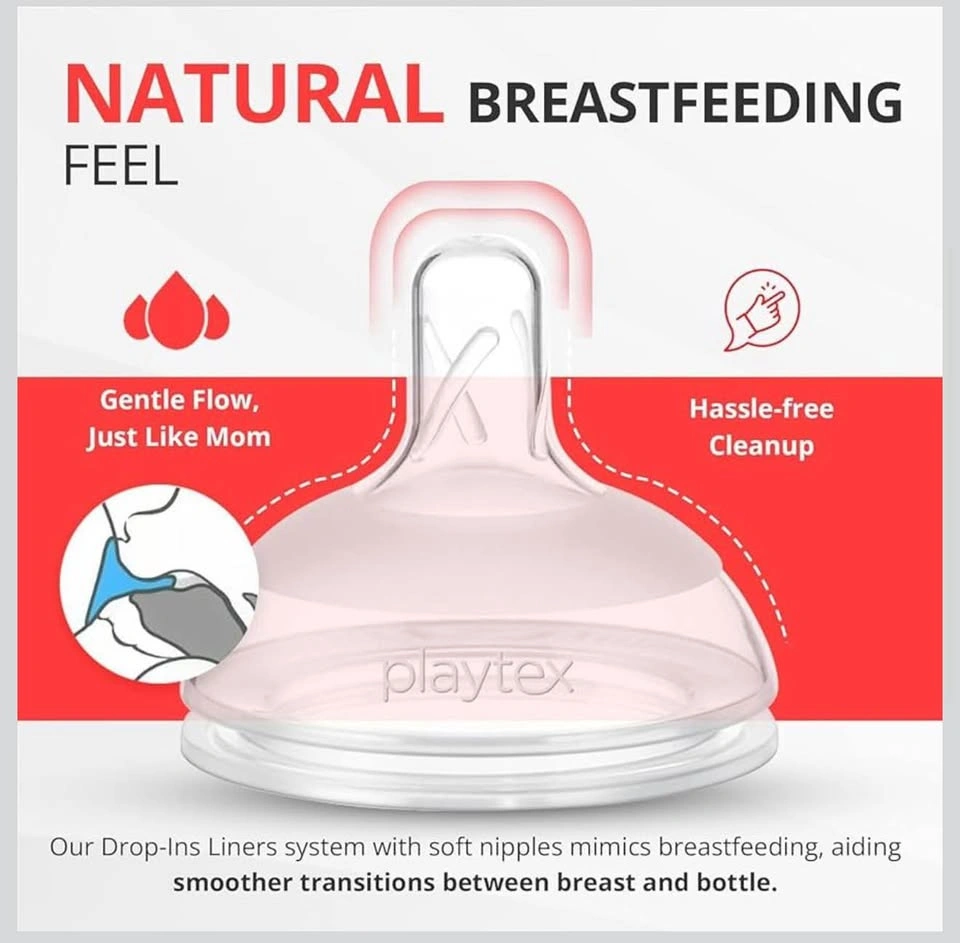 Brand New Playtex Baby Nurser Bottle Set 8-10 oz – 3 Pack - photo 3