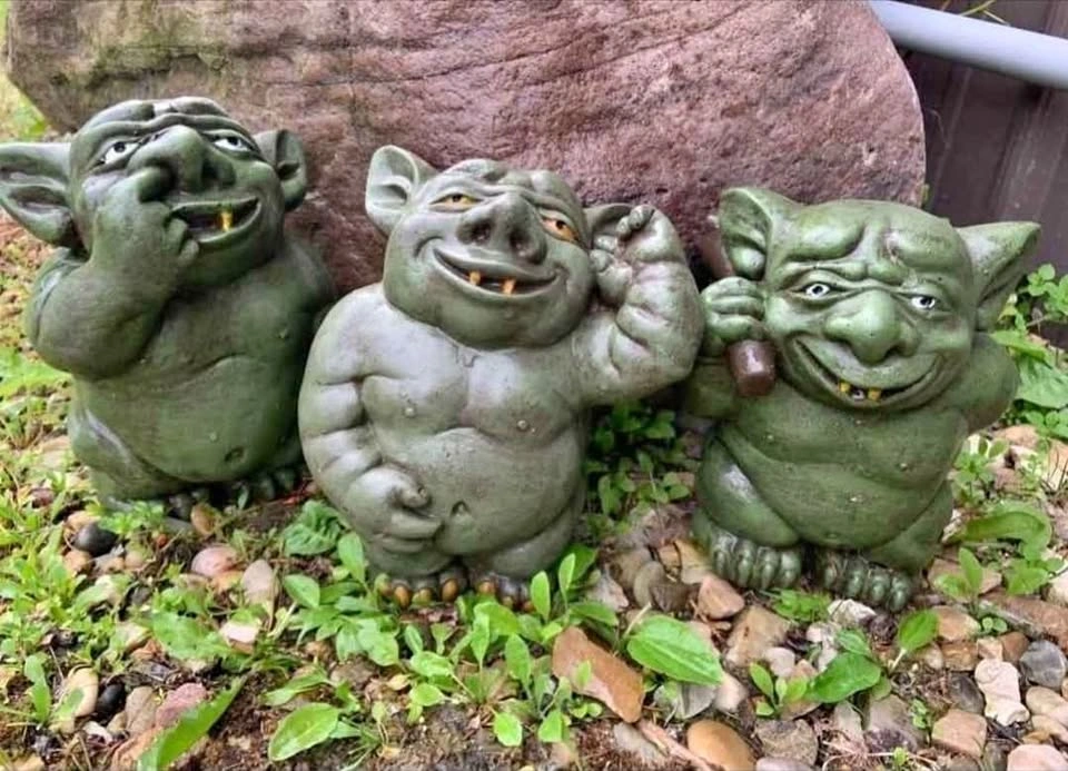Gargoyle Garden statues