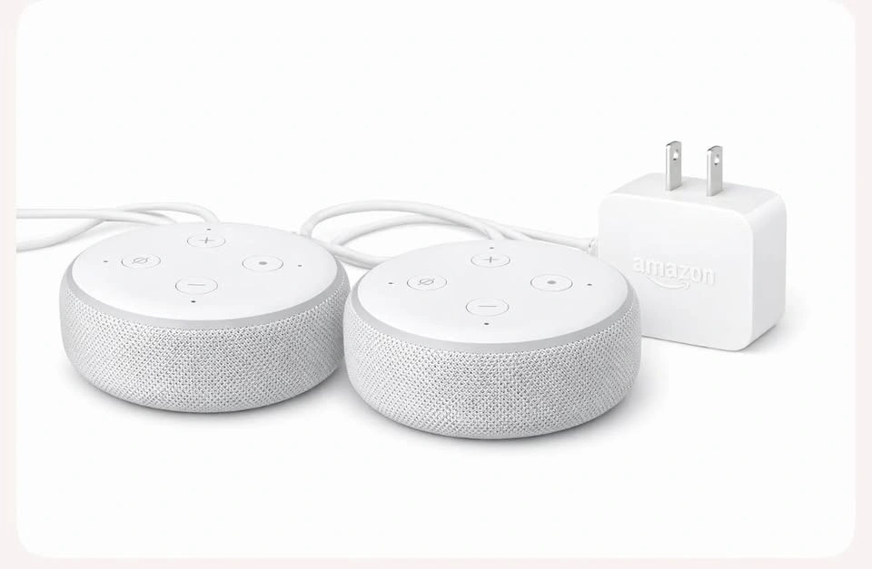 Echo Dot (3rd Gen) Smart Speaker + Power Adapter - photo 2