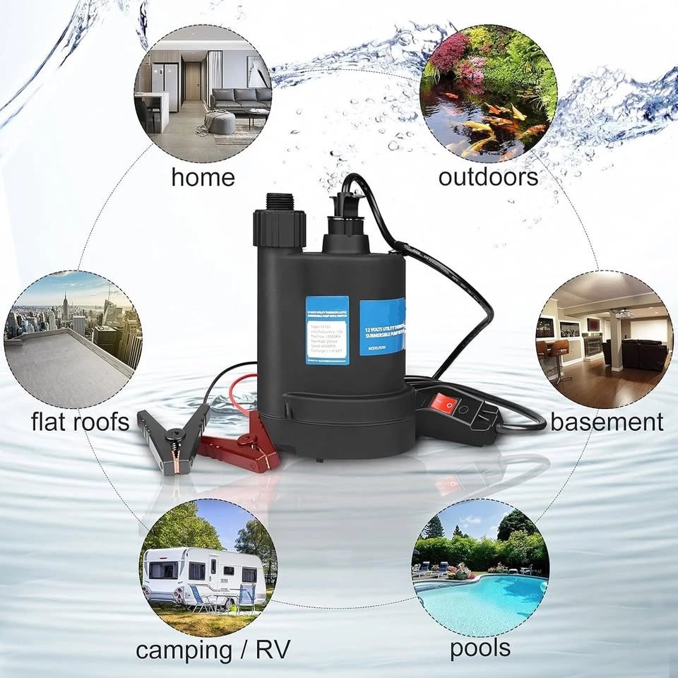 12V DC Submersible Water Pump - 1500 GPH - photo 4