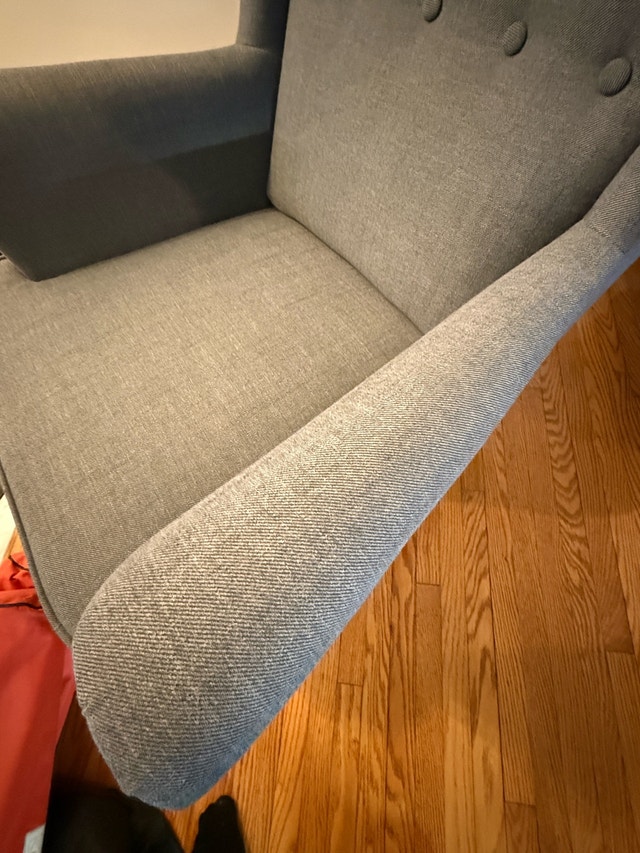 IKEA Strandmon Armchair and Ottoman - photo 5