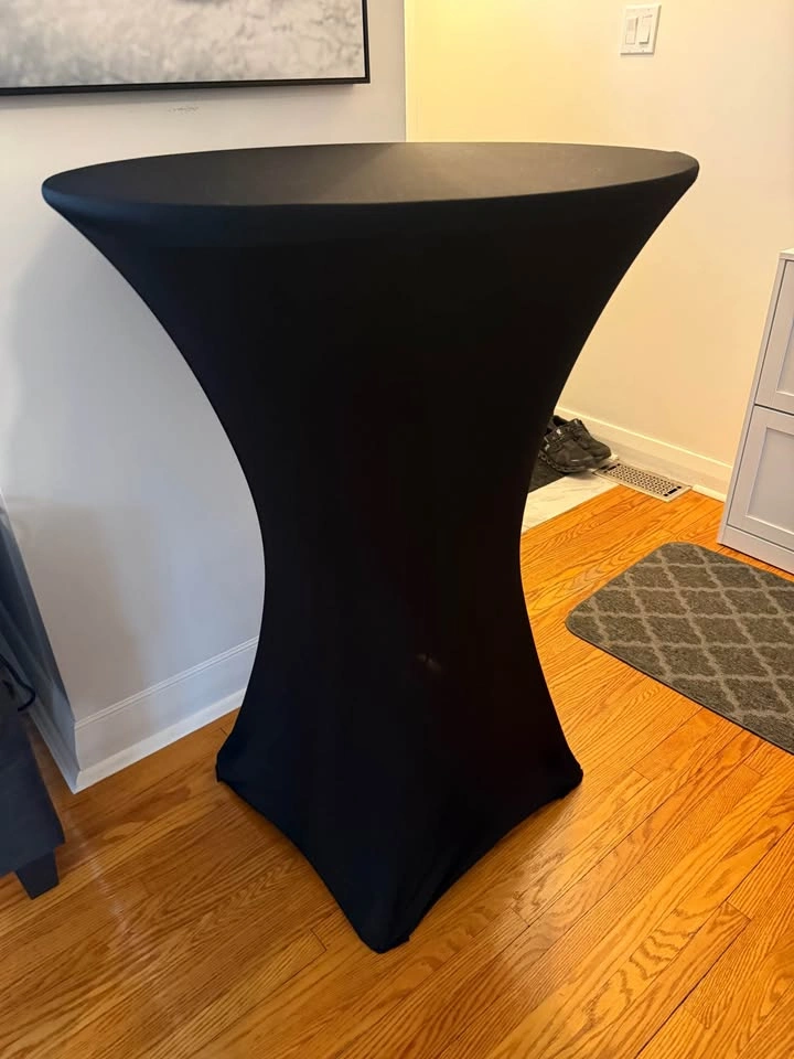 Black Spandex Linen Cocktail Table - photo 2