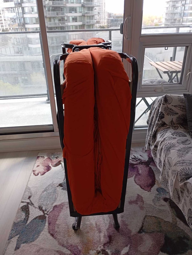 Foldable Single Bed with Mattress - photo 2