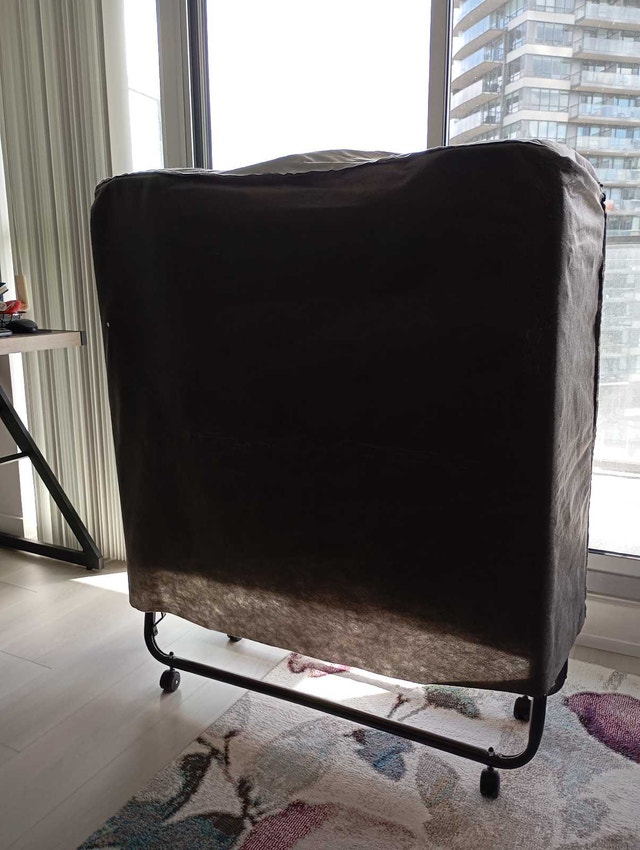 Foldable Single Bed with Mattress - photo 4
