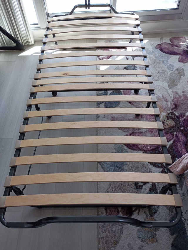 Foldable Single Bed with Mattress - photo 5