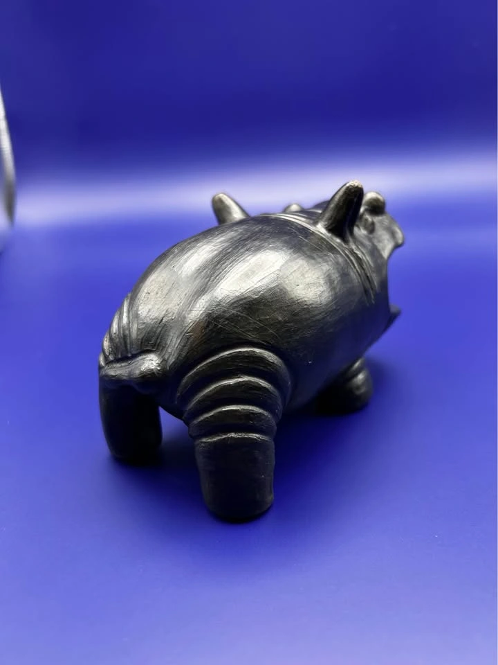 Hungry Hippo Bronze Figurine - photo 3