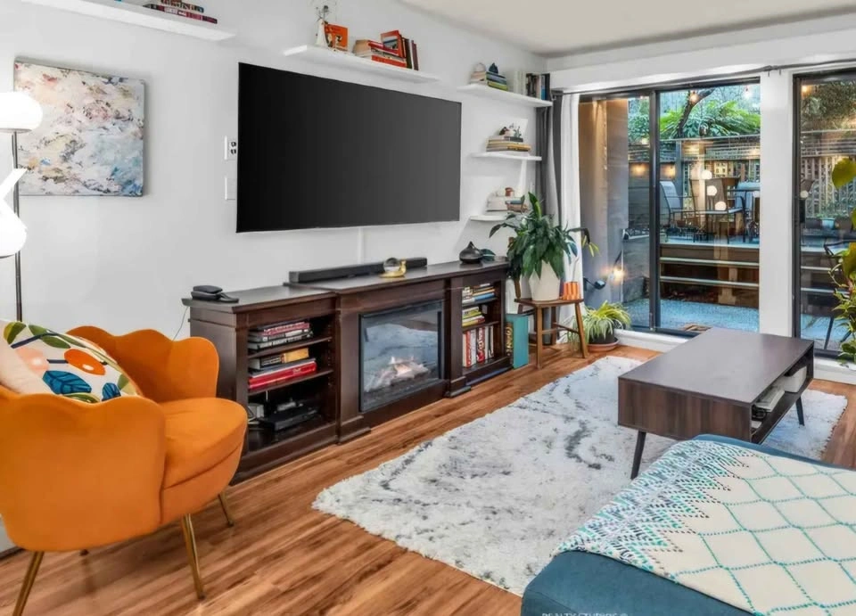 TV Stand with Fireplace
