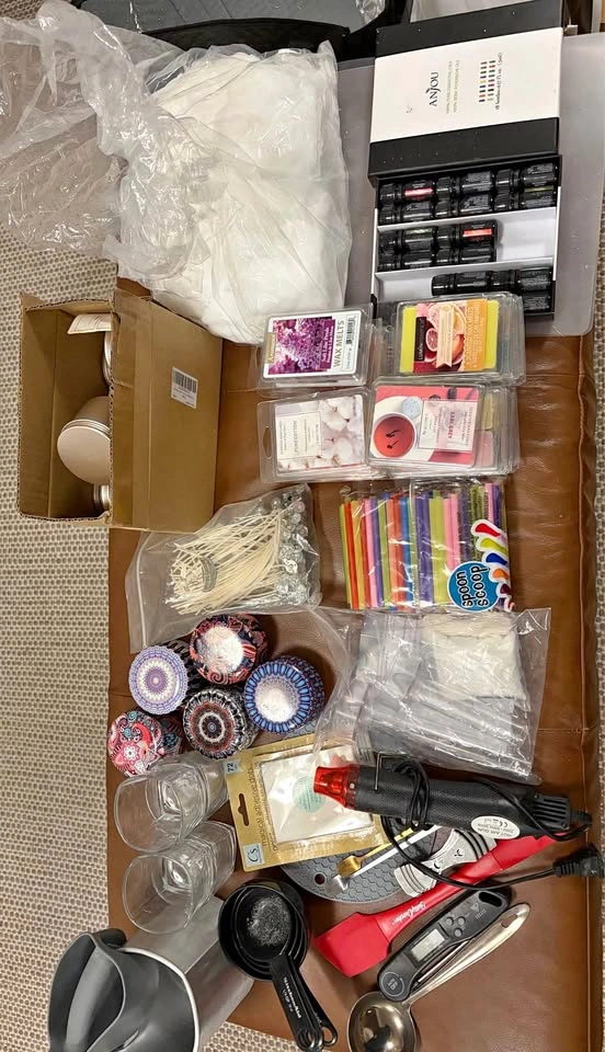 Candle Making Kit with Essential Oils and Wax Melts