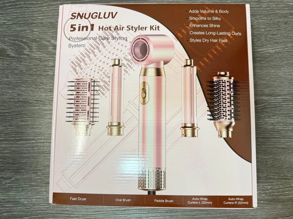 5-in-1 Blow Dryer Brush Set - Pink - photo 2