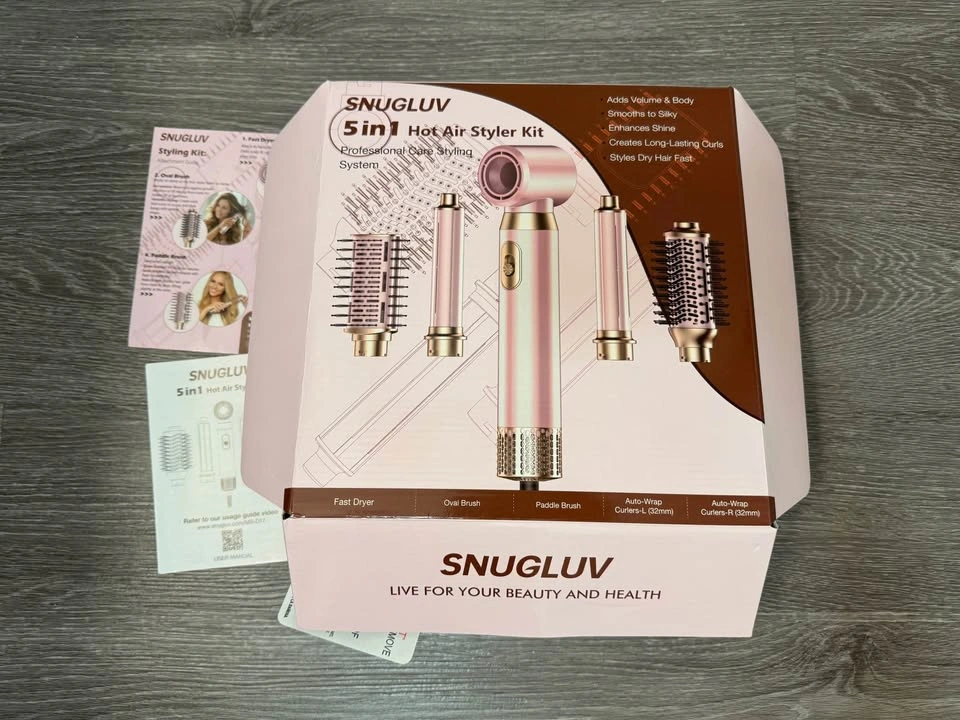 5-in-1 Blow Dryer Brush Set - Pink - photo 4
