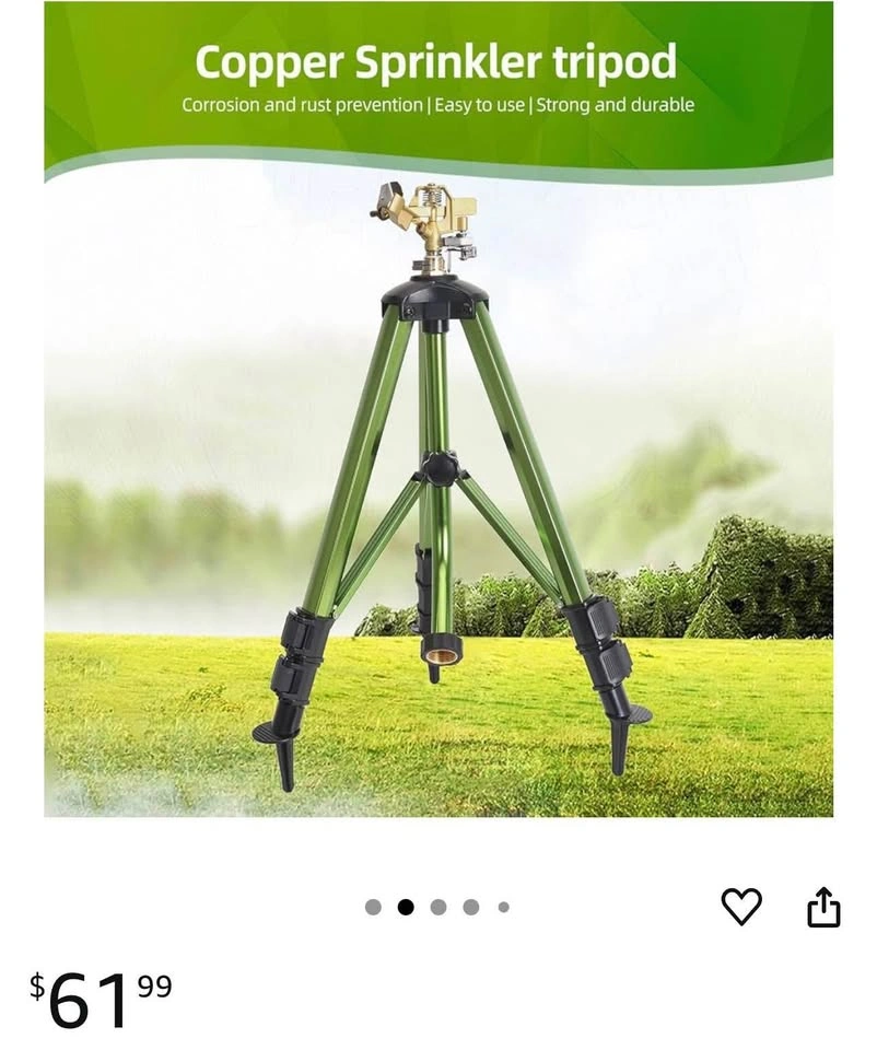 New Lawn Sprinkler on Tripod - Large Irrigation Base - photo 4