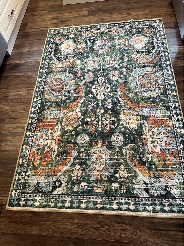 Distressed Traditional Rug 4x6 - Non-slip - photo 2