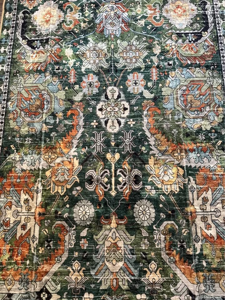 Distressed Traditional Rug 4x6 - Non-slip - photo 3