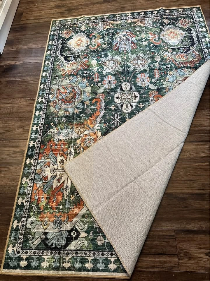 Distressed Traditional Rug 4x6 - Non-slip - photo 5