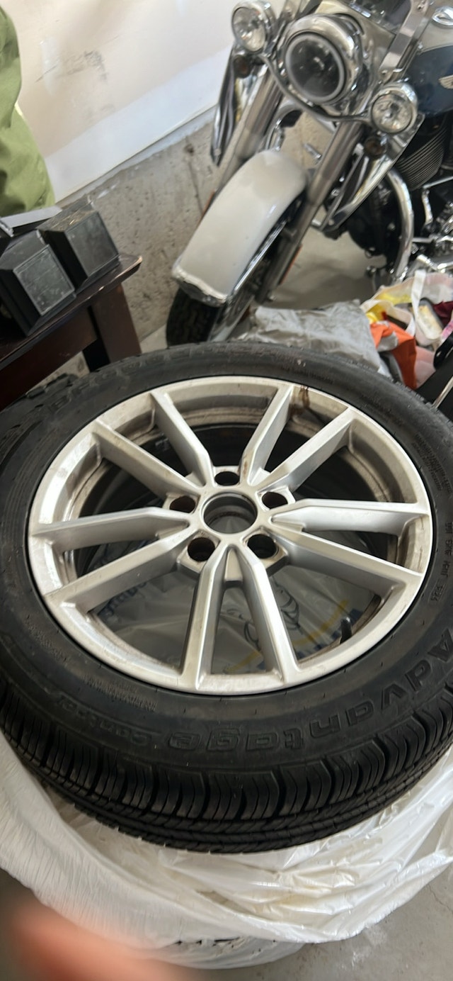 4 BF GOODRICH ADVANTAGE All season tires and RIMS