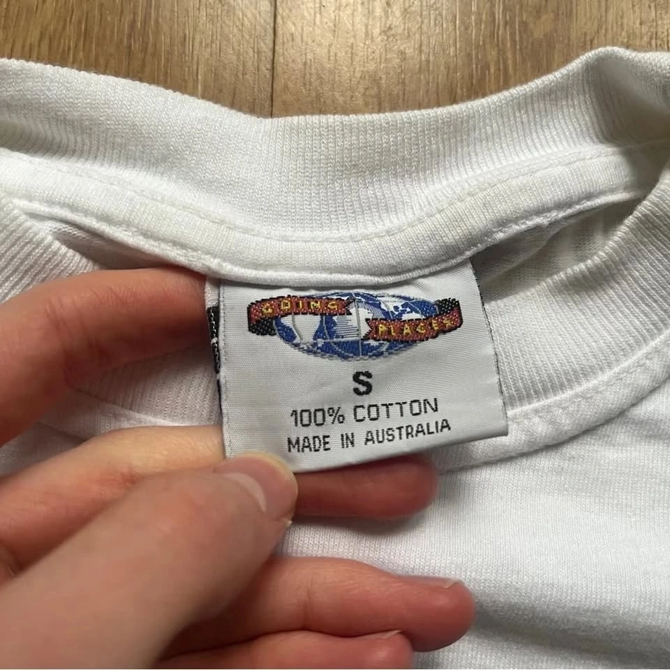 Vintage Outback Australia White Graphic Tee - Men’s Small - photo 3