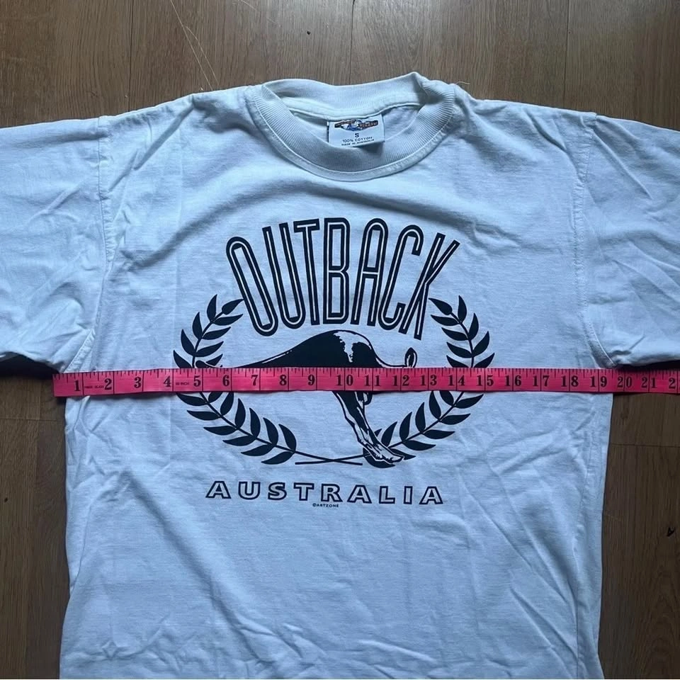Vintage Outback Australia White Graphic Tee - Men’s Small - photo 4